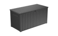 Lineus 643L Outdoor Storage Box - Premium Weather-Resistant Deck Box in Grey Graphite - Multi-Purpose Garden Storage Solution